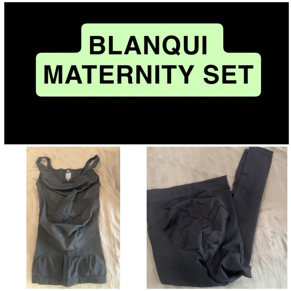 Blanqui Black Maternity Set